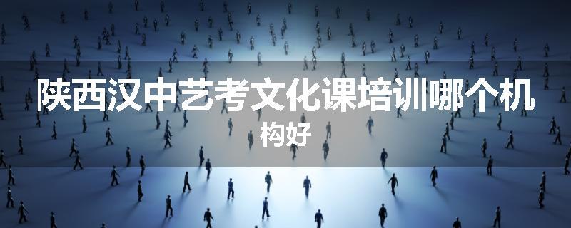 陕西汉中艺考文化课培训哪个机构好