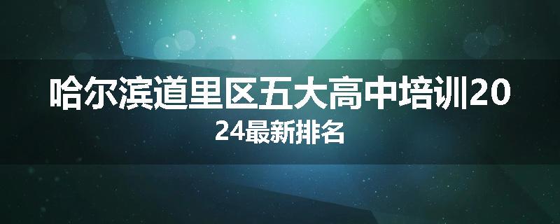 哈尔滨道里区五大高中培训2024最新排名