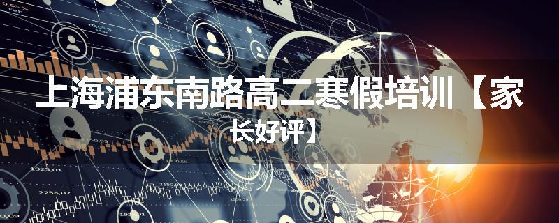 上海浦东南路高二寒假培训【家长好评】