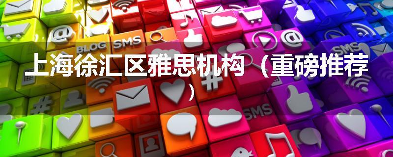 上海徐汇区雅思机构（重磅推荐）