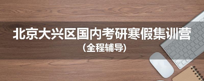 北京大兴区国内考研寒假集训营（全程辅导)