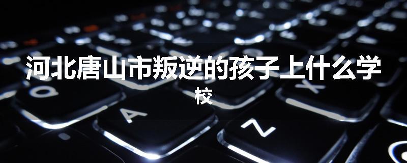 河北唐山市叛逆的孩子上什么学校