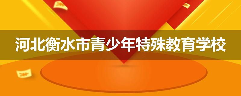 河北衡水市青少年特殊教育学校