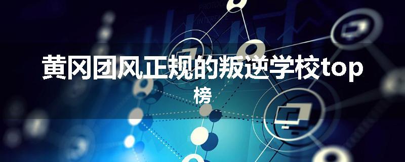 黄冈团风正规的叛逆学校top榜