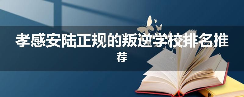 孝感安陆正规的叛逆学校排名推荐