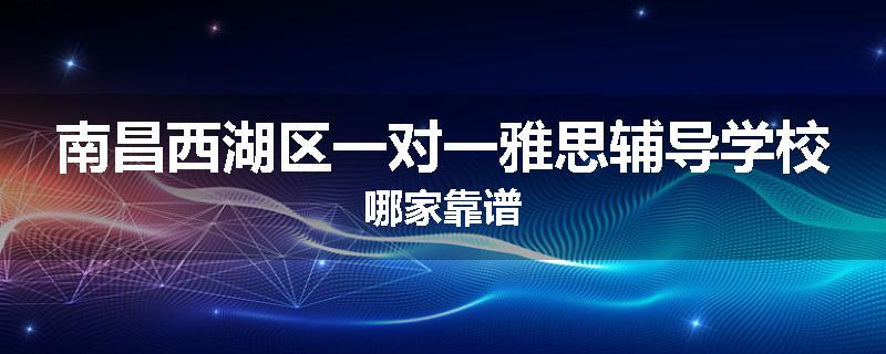 南昌西湖区一对一雅思辅导学校哪家靠谱