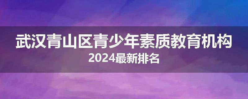 武汉青山区青少年素质教育机构2024最新排名