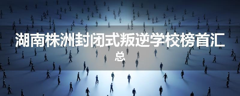湖南株洲封闭式叛逆学校榜首汇总