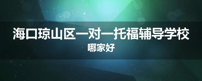 海口琼山区一对一托福辅导学校哪家好