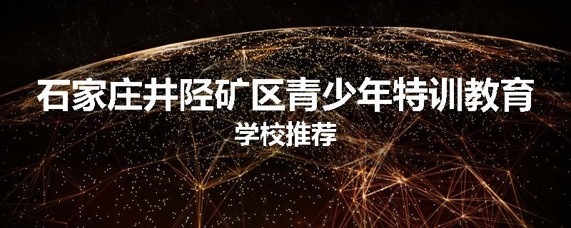 石家庄井陉矿区青少年特训教育学校推荐