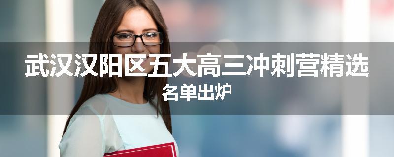 武汉汉阳区五大高三冲刺营精选名单出炉