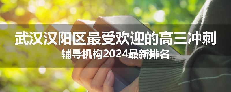 武汉汉阳区最受欢迎的高三冲刺辅导机构2024最新排名