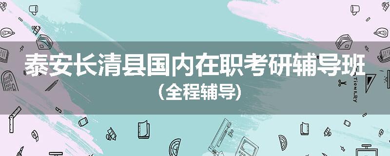 泰安长清县国内在职考研辅导班（全程辅导)