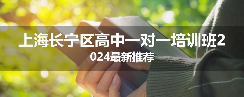 上海长宁区高中一对一培训班2024最新推荐