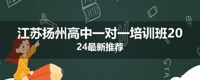 江苏扬州高中一对一培训班2024最新推荐