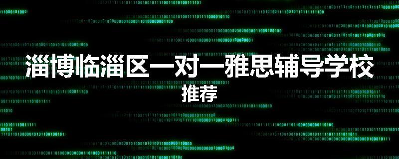 淄博临淄区一对一雅思辅导学校推荐