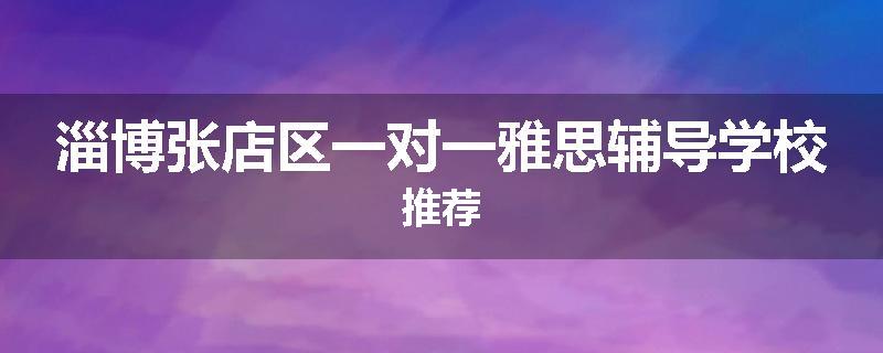 淄博张店区一对一雅思辅导学校推荐