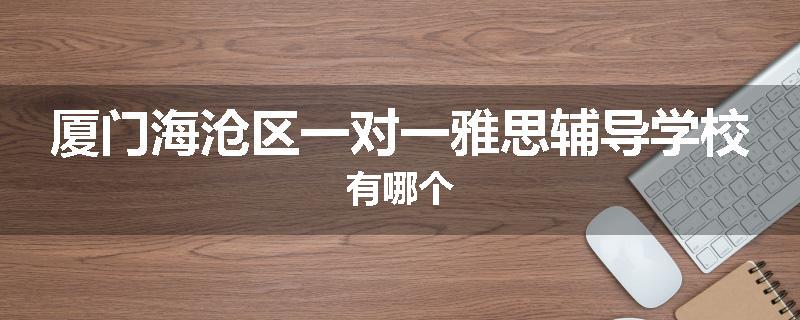 厦门海沧区一对一雅思辅导学校有哪个