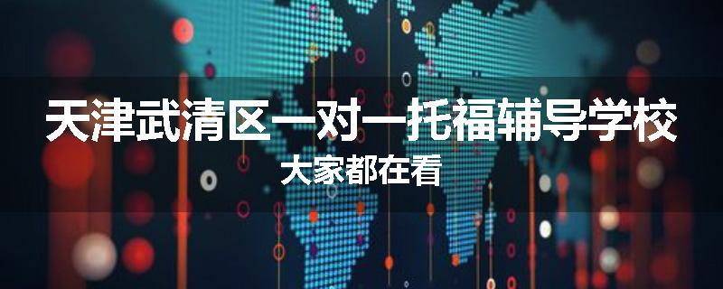 天津武清区一对一托福辅导学校大家都在看