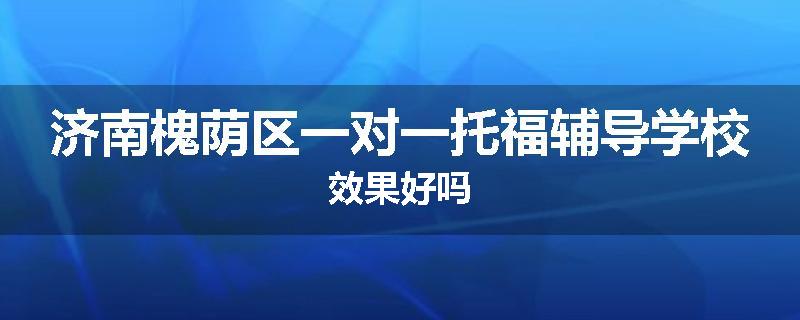 济南槐荫区一对一托福辅导学校效果好吗
