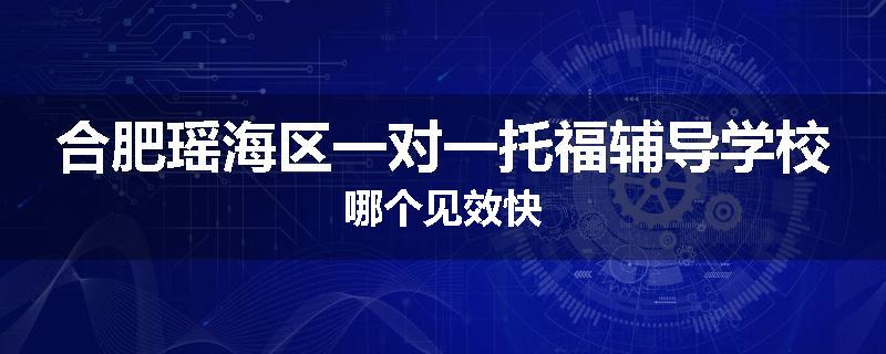 合肥瑶海区一对一托福辅导学校哪个见效快