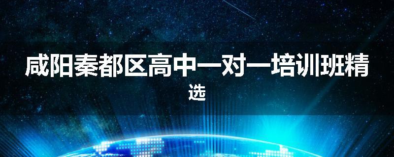 咸阳秦都区高中一对一培训班精选