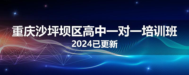 重庆沙坪坝区高中一对一培训班2024已更新