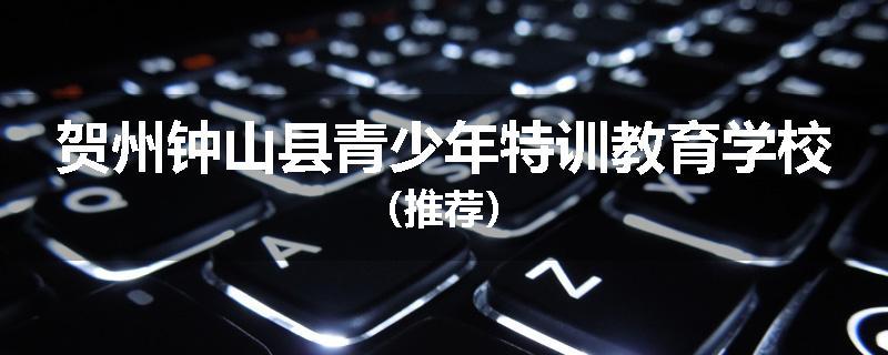 贺州钟山县青少年特训教育学校（推荐）