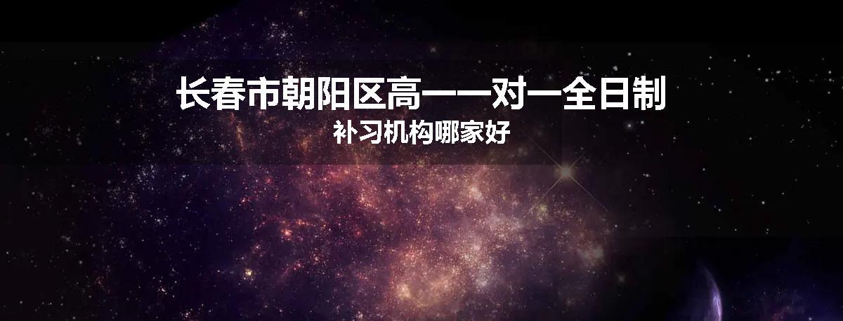 长春市朝阳区高一一对一全日制补习机构哪家好