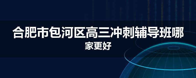 合肥市包河区高三冲刺辅导班哪家更好