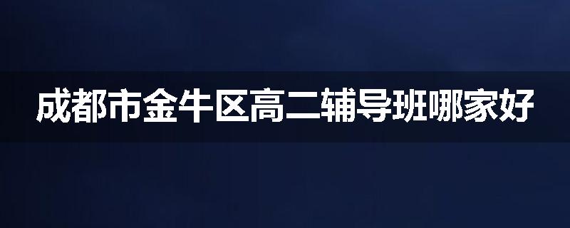 成都市金牛区高二辅导班哪家好