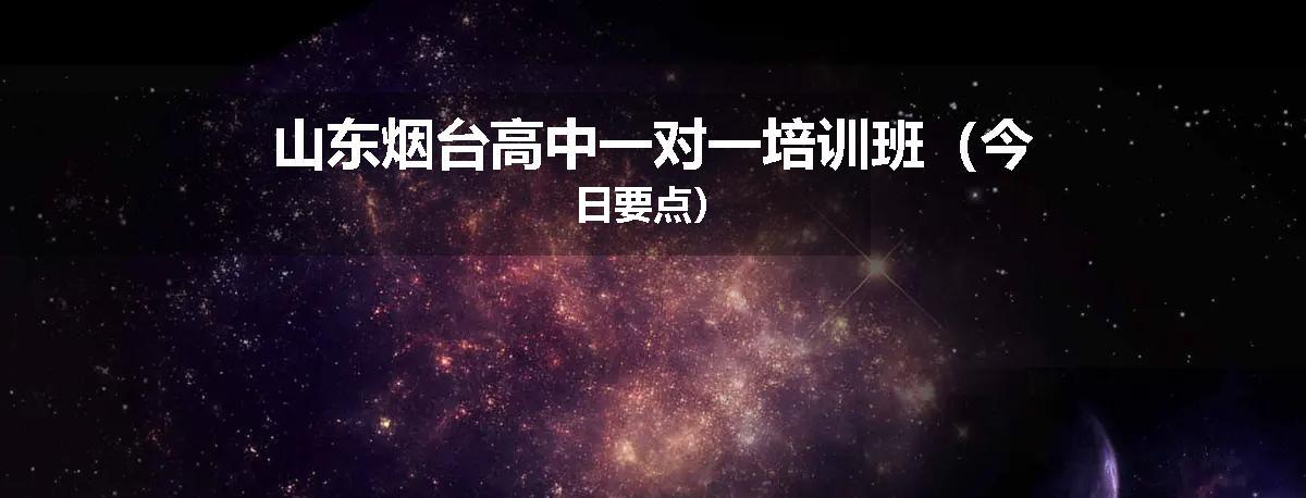 山东烟台高中一对一培训班（今日要点）