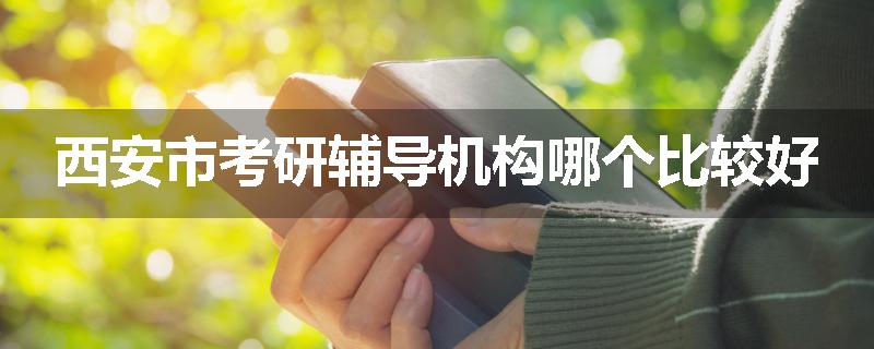 西安市考研辅导机构哪个比较好