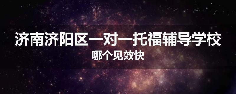 济南济阳区一对一托福辅导学校哪个见效快