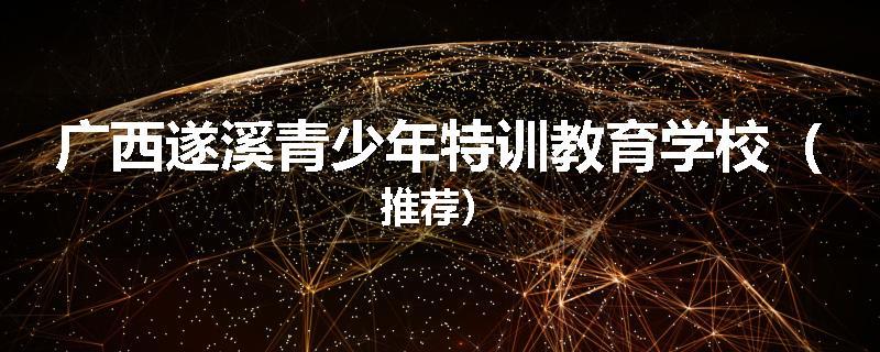 广西遂溪青少年特训教育学校（推荐）