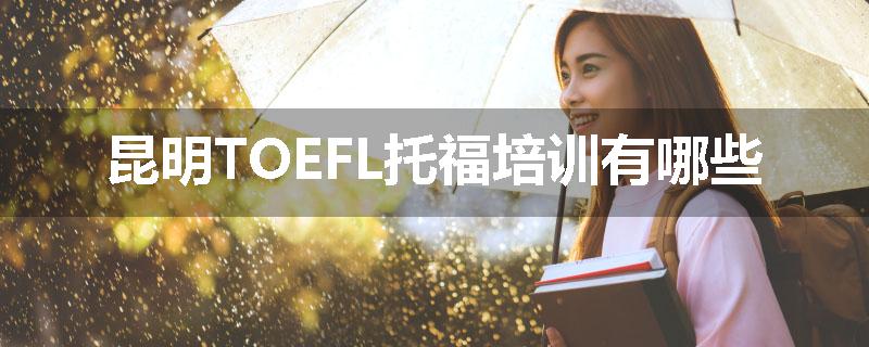昆明TOEFL托福培训有哪些