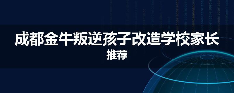 成都金牛叛逆孩子改造学校家长推荐