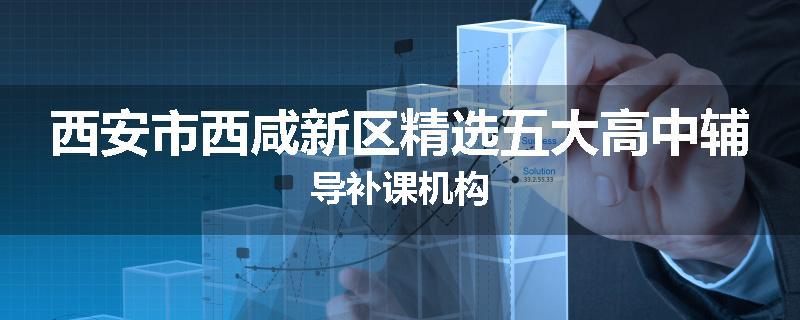 西安市西咸新区精选五大高中辅导补课机构
