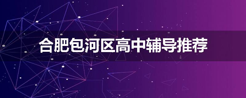 合肥包河区高中辅导推荐