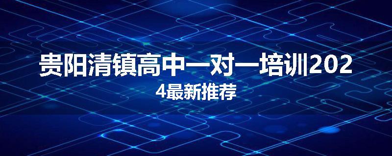 贵阳清镇高中一对一培训2024最新推荐