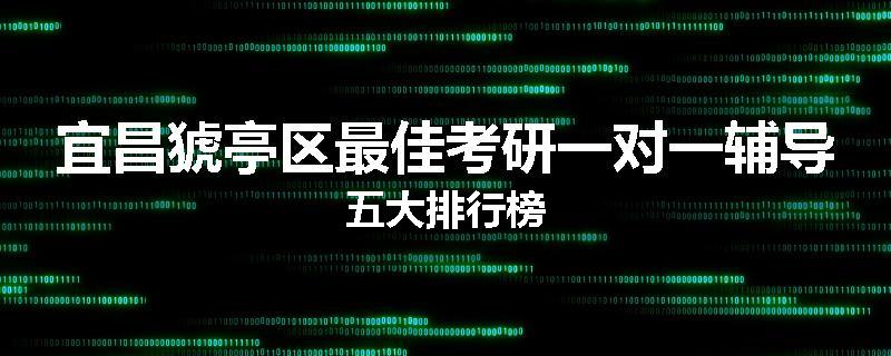 宜昌猇亭区最佳考研一对一辅导五大排行榜