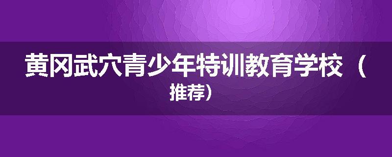 黄冈武穴青少年特训教育学校（推荐）