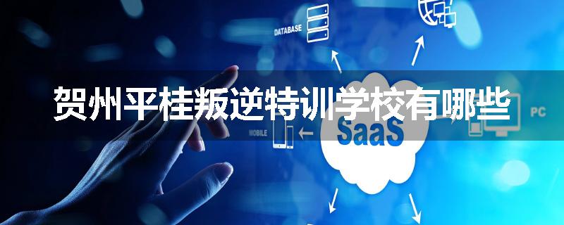 贺州平桂叛逆特训学校有哪些