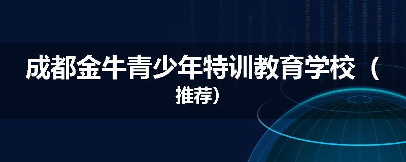 成都金牛青少年特训教育学校（推荐）