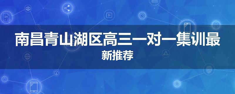 南昌青山湖区高三一对一集训最新推荐