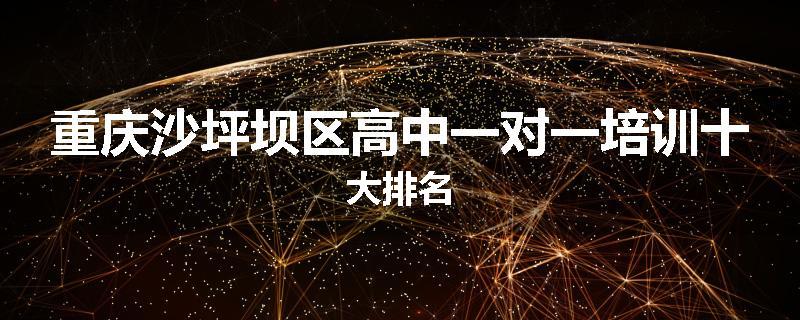 重庆沙坪坝区高中一对一培训十大排名