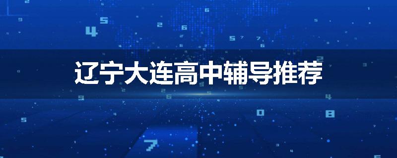 辽宁大连高中辅导推荐