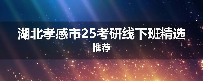 湖北孝感市25考研线下班精选推荐