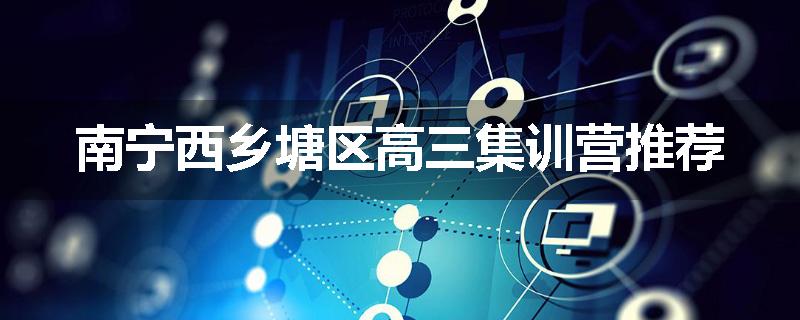 南宁西乡塘区高三集训营推荐