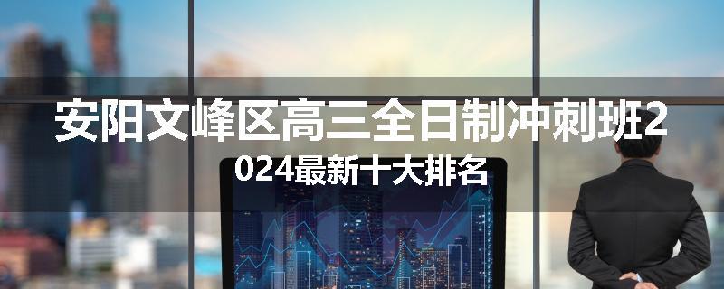 安阳文峰区高三全日制冲刺班2024最新十大排名